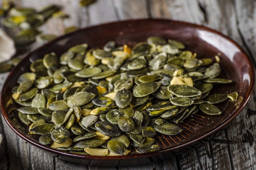 Pumpkin seeds photography